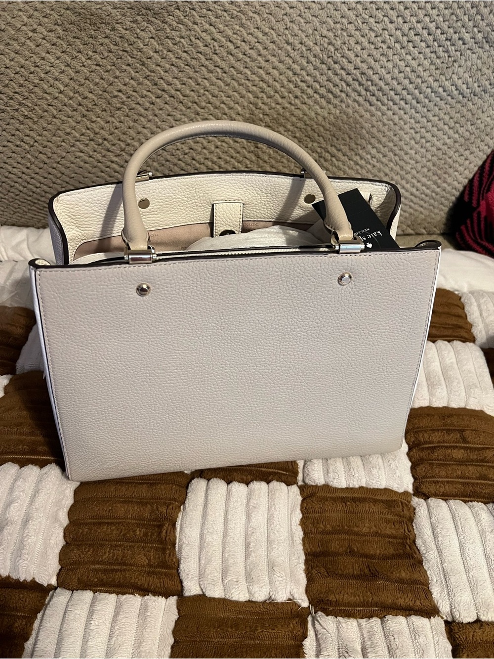 Coach Leila Medium Triple Compartment in Light Sand Color block NWTS! - Picture 2 of 11